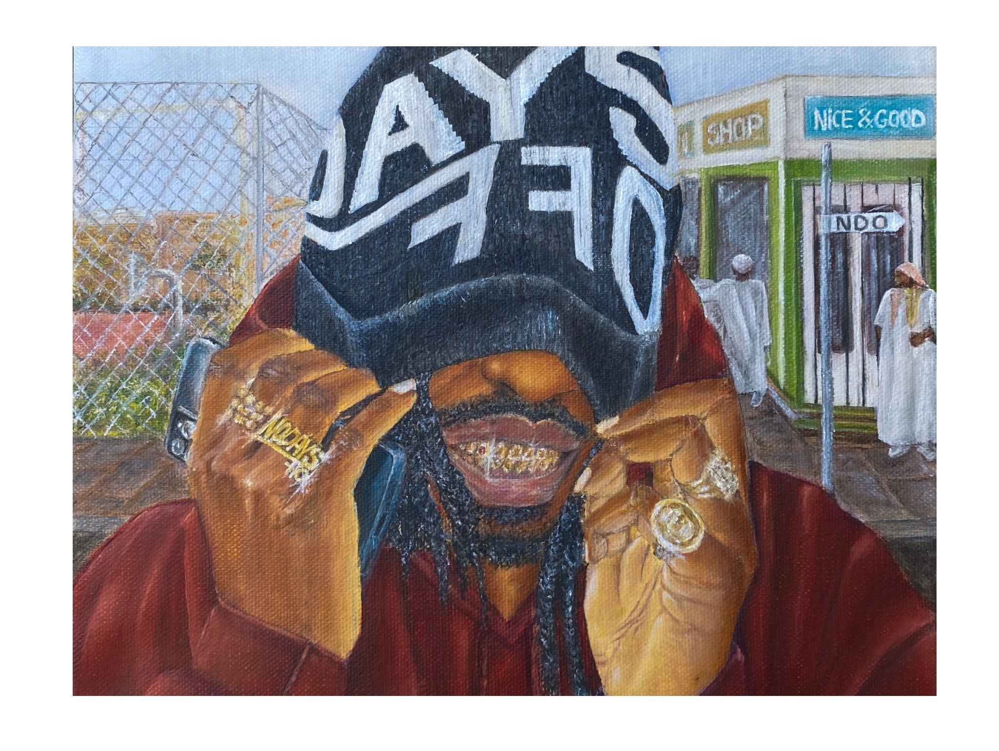 A STAR, 2024
Oil on canvas, 20 × 30 cm